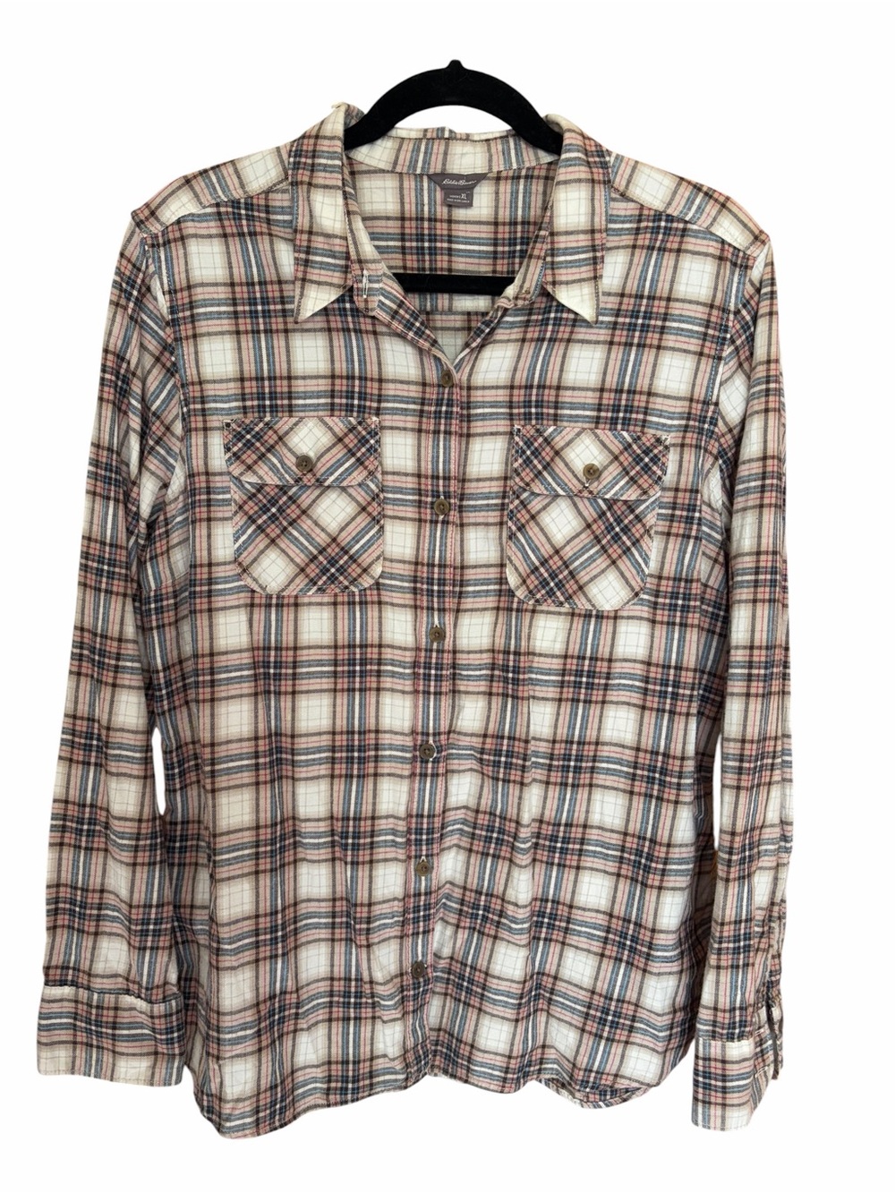 Eddie Bauer Flannel Shirt 100% Cotton